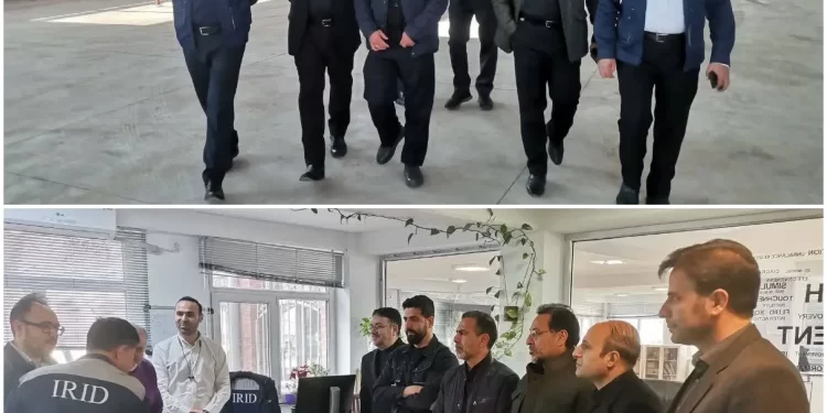 معاون فنی و مدیران ارشد راه‌ آهن از شرکت دانش‌بنیان ایرید بازدید کردند